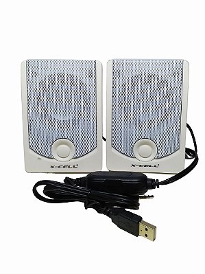 Conjunto C/2 Caixa de Som P/ Computador XC-CM-09
