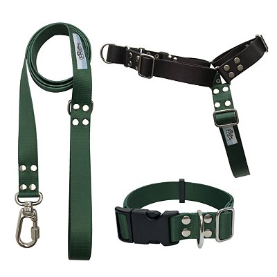 KIT ANTI PUXÃO - LISOS - VERDE MUSGO E PRETO