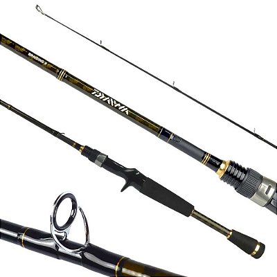 Vara Daiwa Aird Rod - 12-25LB - 1,68m - AIRX562MHXB - (carretilha) - (duas partes)