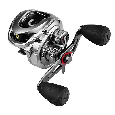 Carretilha Marine Sports Nova Venator AC Prata Chassi alumínio - Esquerda