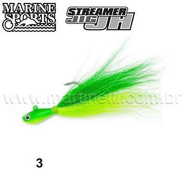 Isca artificial Marine Sports Streamer Jig JH 15g Cor 3 By Johnny Hoffmann