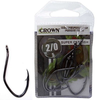 Anzol Crown Super Cat Fish Black 2/0