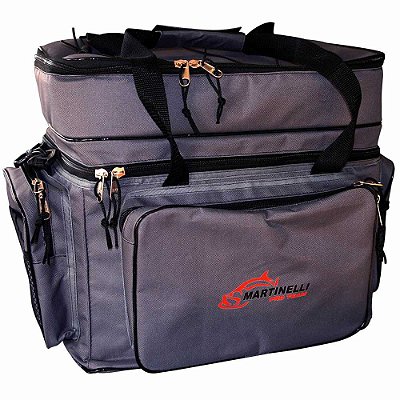 Bolsa de Pesca Martinelli Pro Team - tamanho: GG cor: cinza escuro