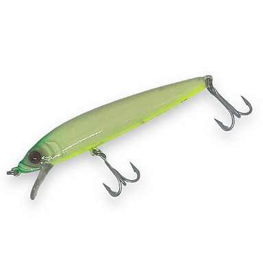 Isca artificial Intergreen Amboré Minnow 9.5 Cm 9.5 g Cor: OVG