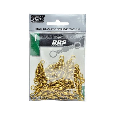 Girador Cartela Marine Sports BBS Gold nº 5/0 com 25 pç