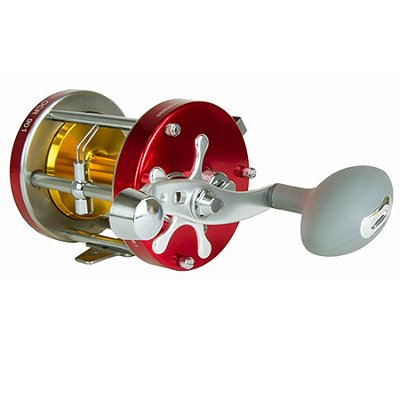 Carretilha Sumax Ocean Vermelha OCR-501 4BB esquerda