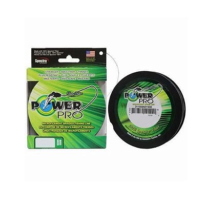 Linha multifilamento Power Pro 40lbs 0,32mm - 275m/300yd Verde