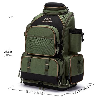 Mochila de Pesca Bassdash 2 grande com porta óculos mod 3670
