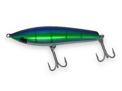 Isca artificial Artesanal J Strey Volt 8 cm10g Cor 9200 Cromada Ice Blue