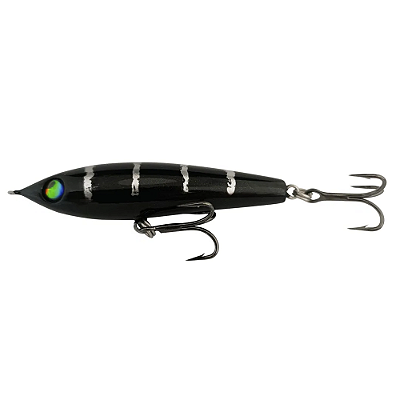 Isca artificial Artesanal J Strey Volt 8 cm10g Cor 9110 Preto