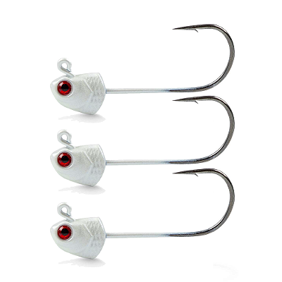 Isca Maruri Jig Head MR-10 4/0 10g C/ 3 Cor GLOW