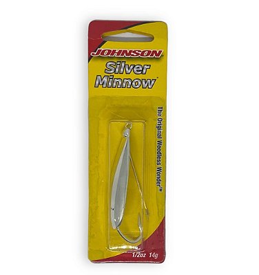 Isca Colher Johnson Silver Minnow SM 1/2 prata 1422972