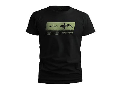 Camiseta Presa Viva Casual Line PSVA-Pro Team G 100% Algodão Preto 008