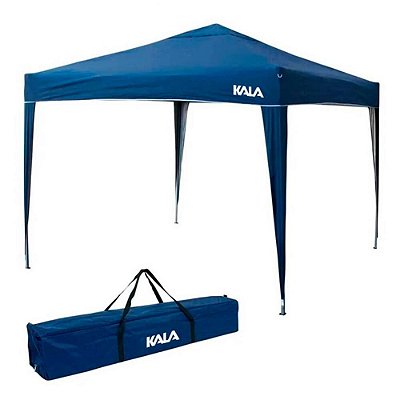 Gazebo Tenda dobrável sanfonado pés e estrutura de alumínio 3X3m AZ - KALA