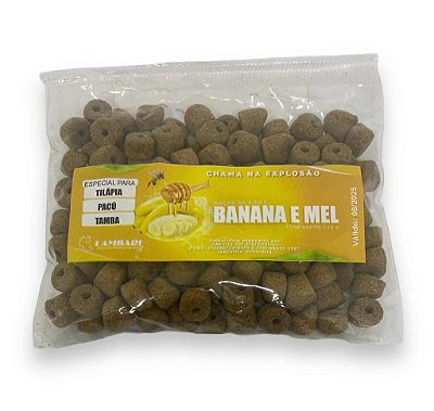 Ração Lambari Furadinha Banana e Mel 120 gr