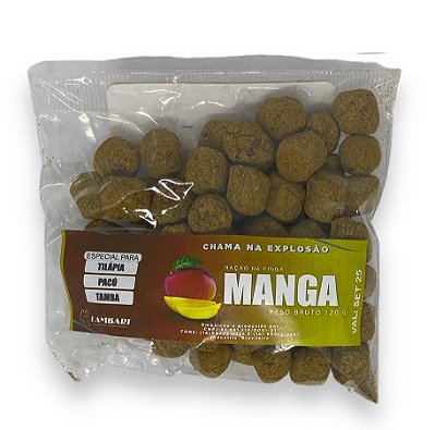 Ração Lambari 15mm sabor Manga 120 gr