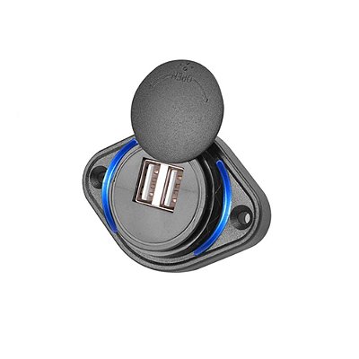 Tomada USB dupla para painel de barcos 3.1A