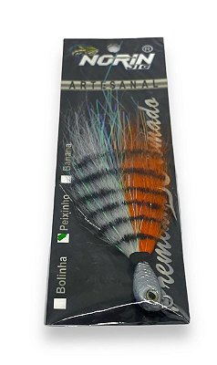 Isca artificial Norin Jig Artesanal PE 05 10g anzol 4/0 Peixinho
