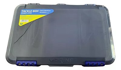 Caixa MDL 355 Marine Sports Duplo 2 Bandejas 33 Divisórias Estojo Pesca