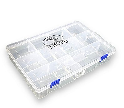 Estojo p/ iscas Lizard Fishing Branco 30x20x6cm 285g BOX-WTC30