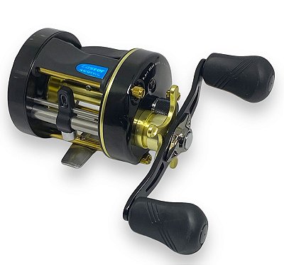 Carretilha Marine Sports Caster Power Plus 400 HIL 6ROL 5.3:1 - esquerda