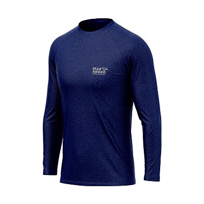 Camiseta Mar Negro c/ Luvinha basica masc marinho GG
