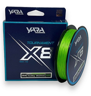 Linha Yara Multifilamento Tournament X8 30lb - 150m