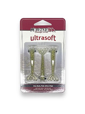 Isca Soft Monster 3X Ultrasoft FISHING ISCAS CAMARÕES ULTRA SOFT 7,5CM - CHÁ DOURADO 3UN
