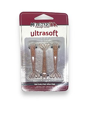 Isca Soft Monster 3X Ultrasoft FISHING ISCAS CAMARÕES ULTRA SOFT 7,5CM - COBRE 3UN