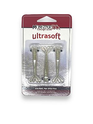 Isca Soft Monster 3X Ultrasoft FISHING ISCAS CAMARÕES ULTRA SOFT 7,5CM - LIVE BAIT 3UN