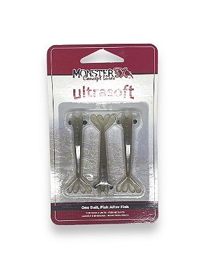 Isca Soft Monster 3X Ultrasoft FISHING ISCAS CAMARÕES ULTRA SOFT 7,5CM - NATURAL 3UN