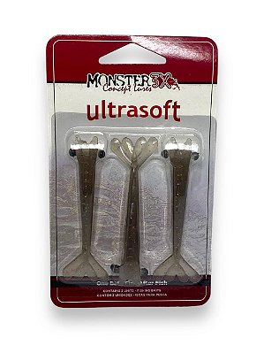 Isca Monster 3X Soft M3X Ultrasoft  CAMARÕES ULTRA SOFT 9CM - NATURAL 3UN