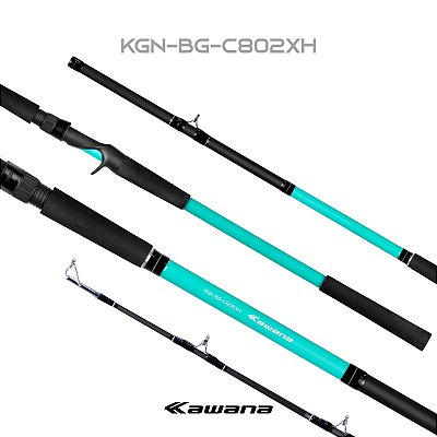 Vara Kawana KGN-BG-C802XH 2 partes carretilha