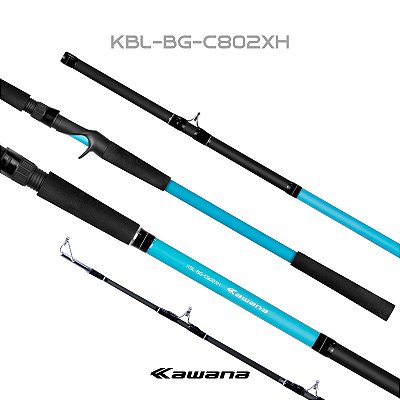 Vara Kawana KBL-BG C-802XH 2 partes carretilha