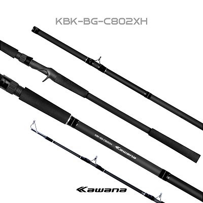 Vara Kawana KBK-BG C-802XH 2 partes carretilha