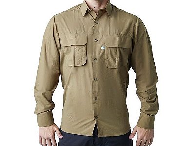 Camisa Mar Negro Classic Pro Caqui G3 30196