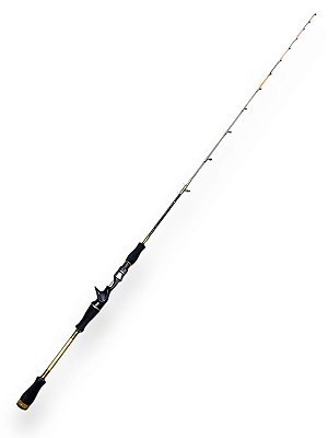 Vara Artesanal Mont Blanc 130 127g 6/20lb carretilha 1,30m carbono e gel