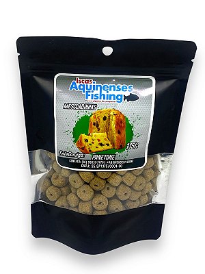 Ração Mescladinhas Panetone 115g - Iscas Aquinenses Fishing