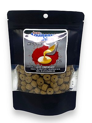 Ração Mescladinhas Leite Condensado 115g - Iscas Aquinenses Fishing