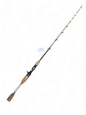 Vara Artesanal Mont Blanc 142 124g 6/20lb carretilha 1,42m carbono e gel