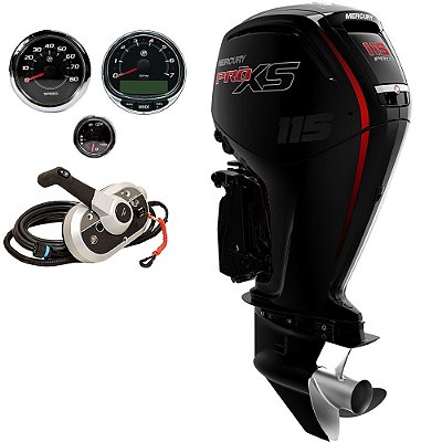 Motor de popa Mercury 115HP PRO XS 4 tempos rab. 20 polegadas preço Pessoa Física