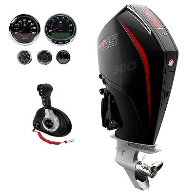 Motor de popa Mercury 300HP EFI PRO XS V8 L 20 polegadas Com. DTS Eletronico 4 tempos preço CNPJ ou Produtor Rural