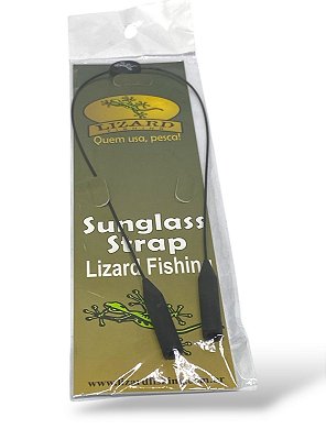 Salva óculos Lizard preta 40cm Sunglass Strap