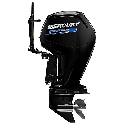 Motor de popa Mercury 115 HP ELPT EFI 4T Sea Pro Mid Tiller (manche) Partida Elétrica e Power trim rabeta 20"- Preço CNPJ ou Produto Rural