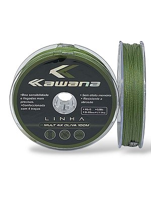 Linha multifilamento Kawana 4X 0,40mm 100m