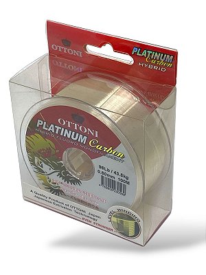 Linha Platinum Fluorcarbon Leader Box 0,60mm 100m