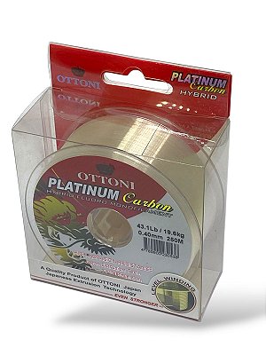 Linha Platinum Fluorcarbon Leader Box 0,40mm 250m