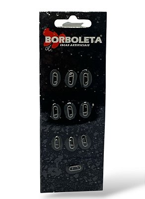 Snap Borboleta Engate Rápido 20 lbs com 10 unidades