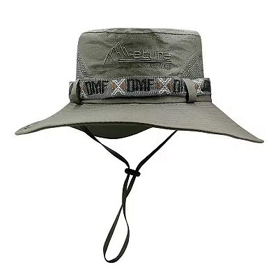 Chapéu de Aventura cinza