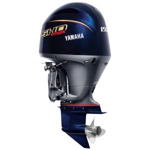 Motor de popa Yamaha VMAX 150 HP 4 Tempos SHO 20 Pol. Comando e Power Trim - Preço especial Produtor Rural e PJ